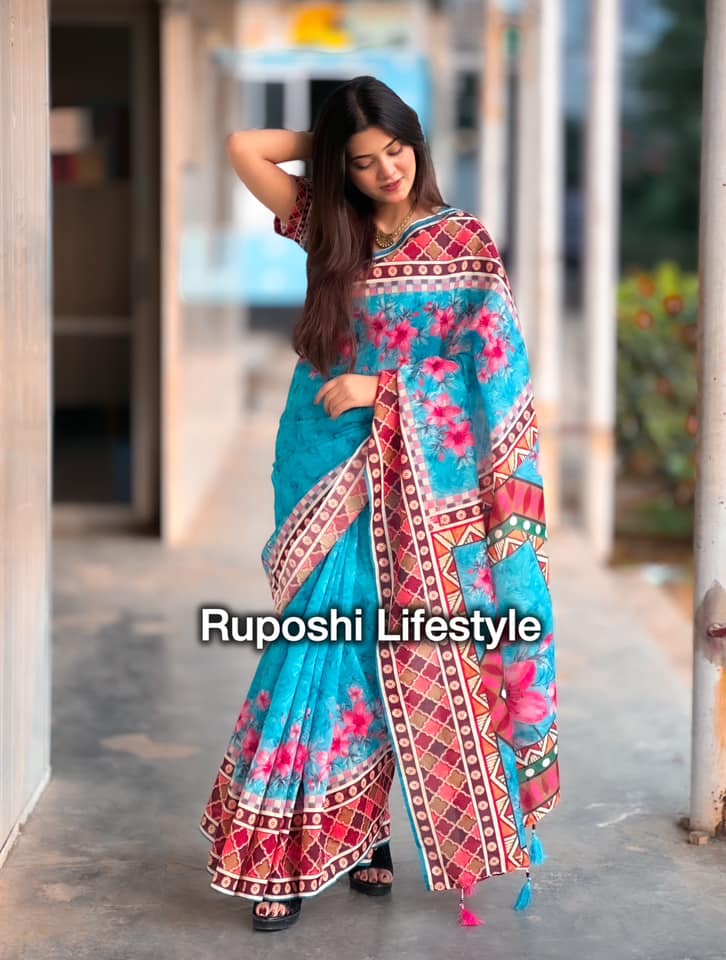 Semi Muslin Silk Saree