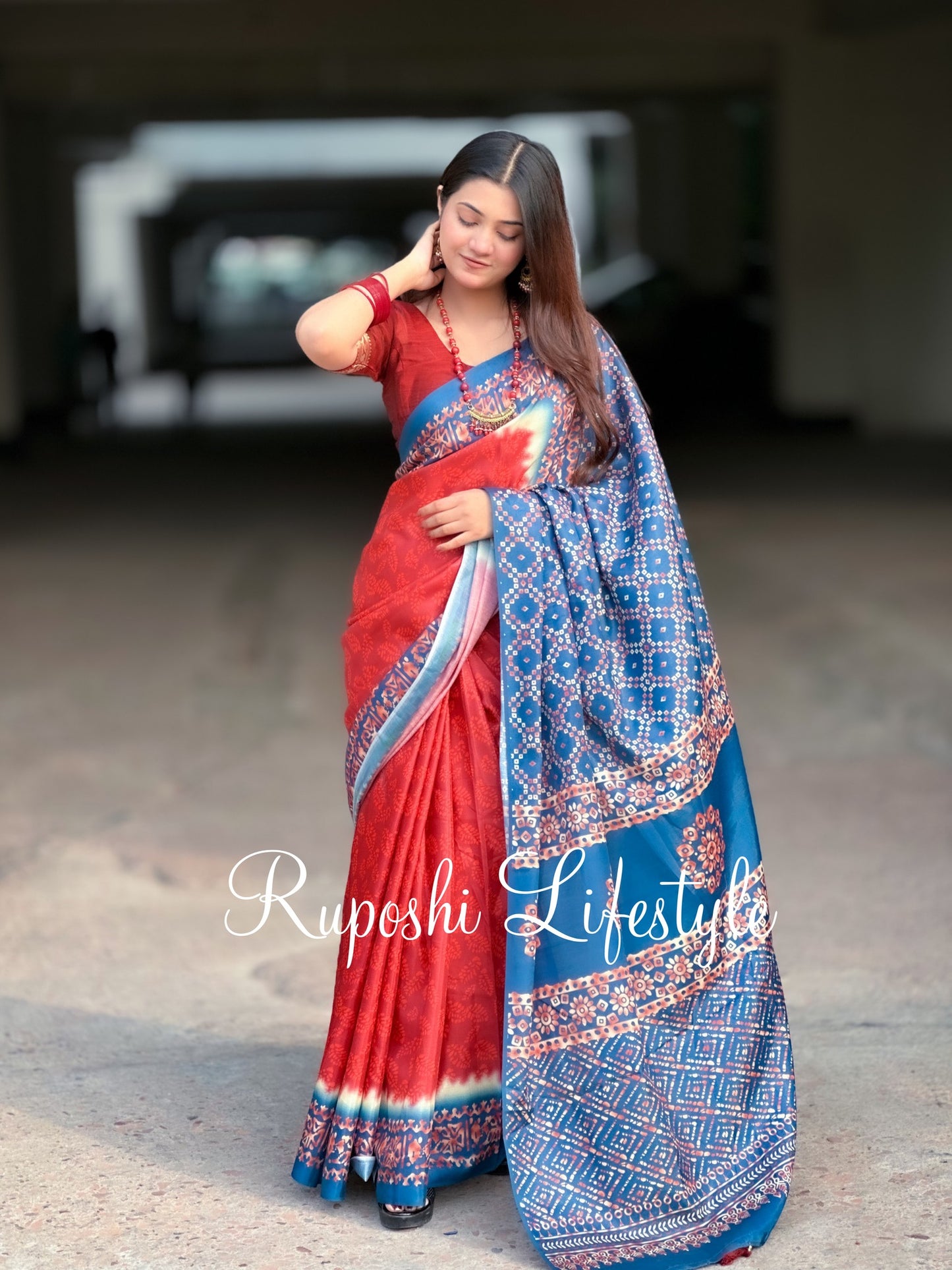Viral Batik | Semi Muslin Silk Saree