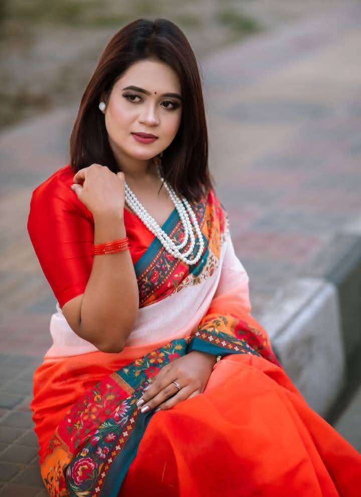 Viral Digital | Semi Muslin Silk Saree