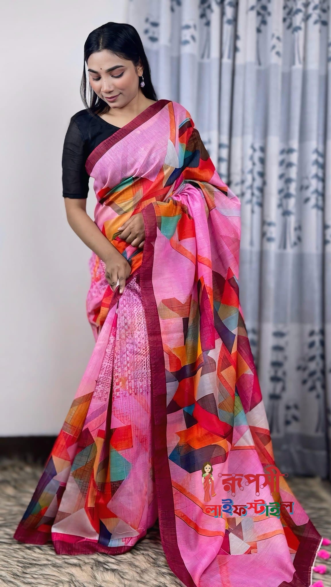 Fusion Canvas | Semi Muslin Silk Saree
