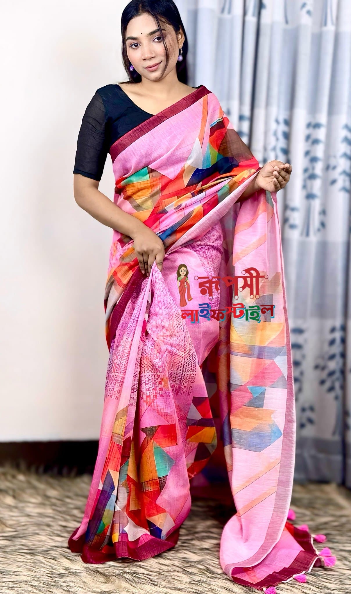Fusion Canvas | Semi Muslin Silk Saree