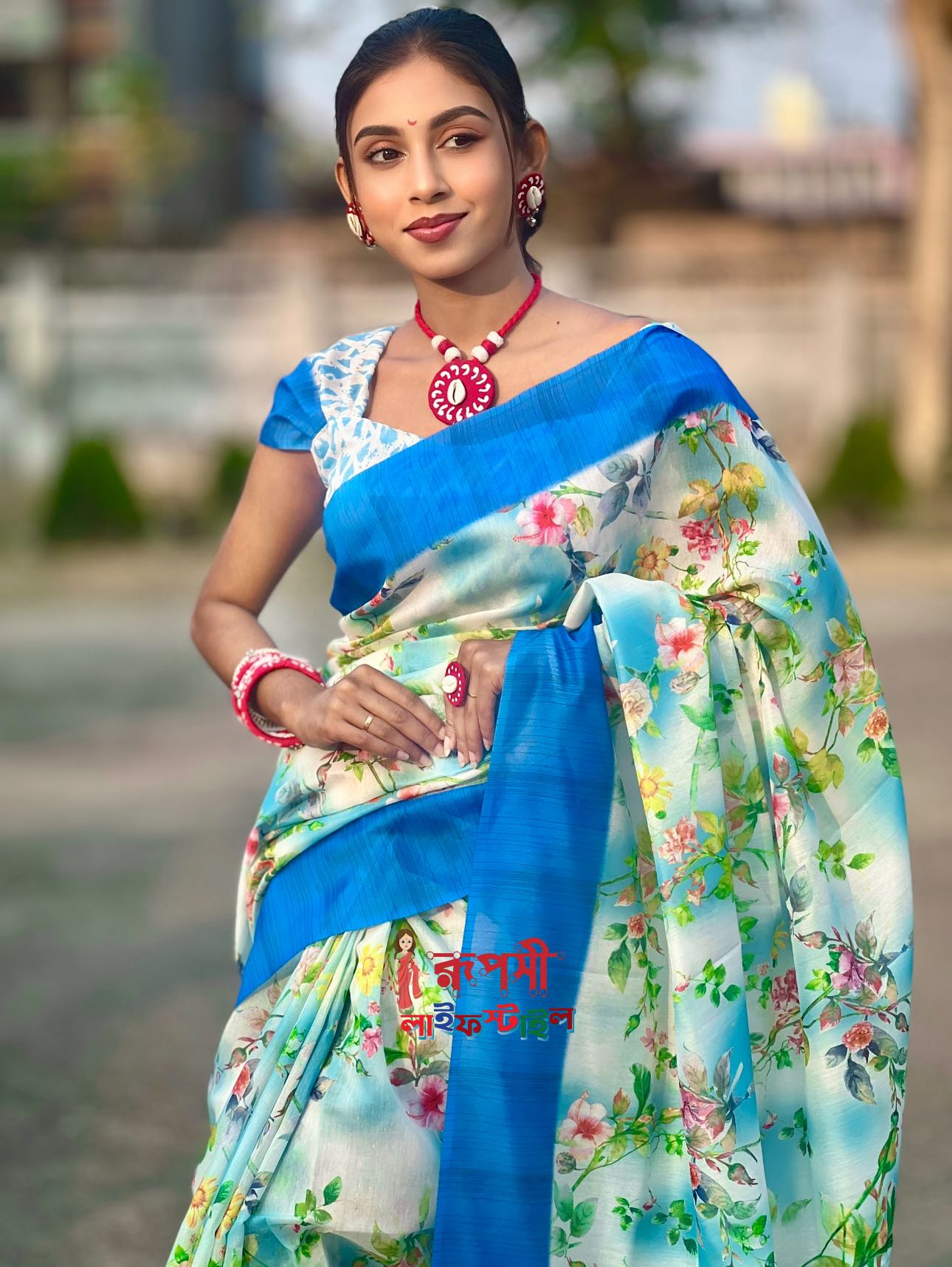 flowers | Semi Muslin Silk Saree