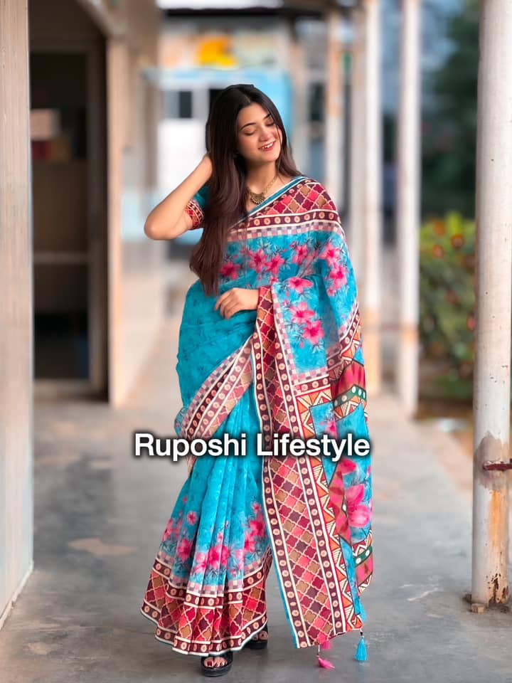 Semi Muslin Silk Saree