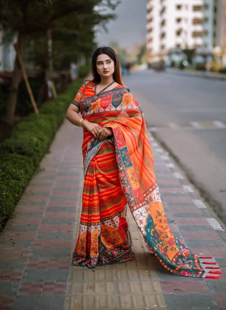 Viral | Semi Muslin Silk Saree