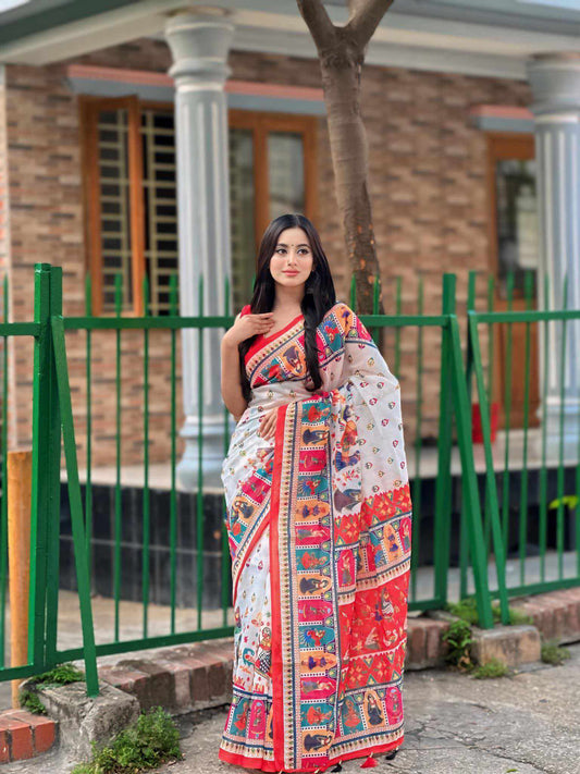 সফট সিল্ক পূজার শাড়ি ২০২৫