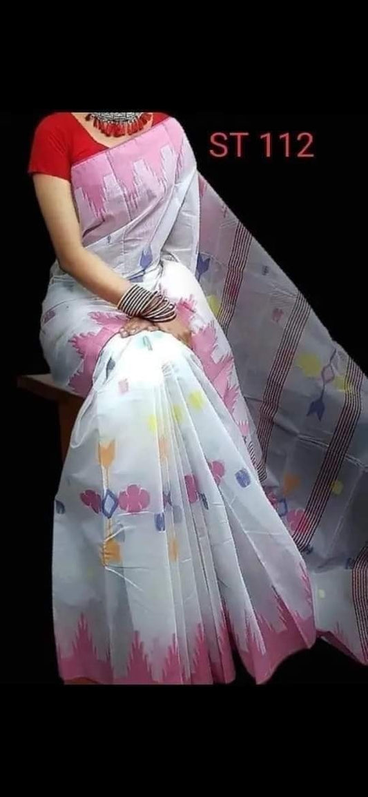 Manipuri Halfsilk White-212
